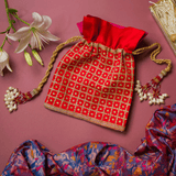 NAAZ CHECKS AND DOTS POTLI