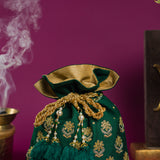 RIDAYA FLORAL MOTIF POTLI