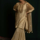 UZRA KURTA SHARARA DUPATTA SET