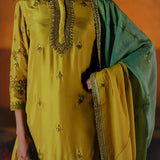 HINGOT KURTA SHARARA DUPATTA SET