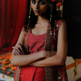 KANCHAN JACKET BUSTIER SKIRT SET