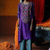 GENDA TUNIC PANT SET - PURPLE