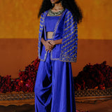 KUSUM JACKET BUSTIER DHOTI SET