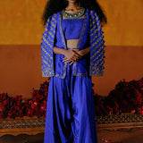 KUSUM JACKET BUSTIER DHOTI SET