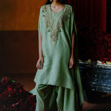 APRAJITA TUNIC DHOTI SET - MINT GREEN