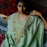 APRAJITA TUNIC DHOTI SET - MINT GREEN