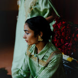 APRAJITA TUNIC DHOTI SET - MINT GREEN