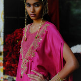 APRAJITA TUNIC DHOTI SET - RANI