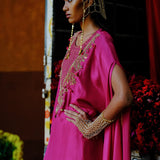 APRAJITA TUNIC DHOTI SET - RANI