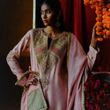 AMALTAS KURTA DHOTI DUPATTA SET