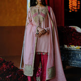 AMALTAS KURTA DHOTI DUPATTA SET