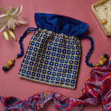 NAAZ CHECKS AND DOTS POTLI