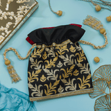 SABAI FLORAL PATTERN POTLI