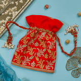 SABAI FLORAL PATTERN POTLI