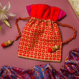 NAAZ CHECKS AND DOTS POTLI