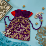 SABAI FLORAL PATTERN POTLI