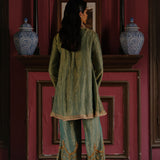 KESARI KURTA PANT DUPATTA SET