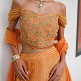 NALANDI LEHENGA BLOUSE DUPATTA SET