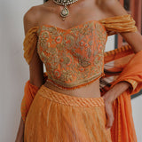 NALANDI LEHENGA BLOUSE DUPATTA SET