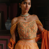 NALANDI LEHENGA BLOUSE DUPATTA SET