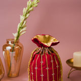 AISHA LONG STRIPE POTLI