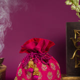 RIDAYA FLORAL MOTIF POTLI