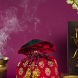 RIDAYA FLORAL MOTIF POTLI
