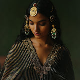 AMBER KAFTAN DHOTI SET