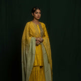 MEHER KURTA SHARARA DUPATTA SET