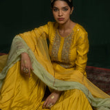 MEHER KURTA SHARARA DUPATTA SET