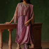 DILARA DRAPE KURTA PANT SET