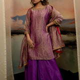 HESSA KURTA SHARARA DUPATTA SET
