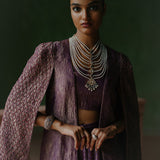 HOOR JACKET BUSTIER DHOTI SET