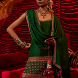 JIYA KURTA SHARARA DUPATTA SET