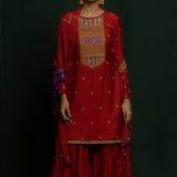 LAILA KURTA SHARARA DUPATTA SET