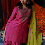 MAHUA KURTA SHARARA DUPATTA SET