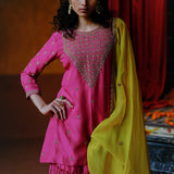 MAHUA KURTA SHARARA DUPATTA SET