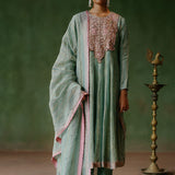 MAAHI ANARKALI DUPATTA PANT SET