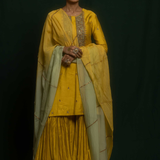 MEHER KURTA SHARARA DUPATTA SET