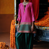 NEELKAMAL TUNIC DHOTI SET