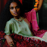 SHIULI CAPE SKIRT SET