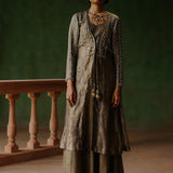 USHA JACKET BUSTIER SHARARA SET